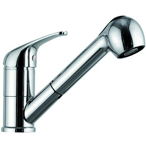 Miscelatore monoc. lavello con doccia estraibile 2 getti linea epic cromo