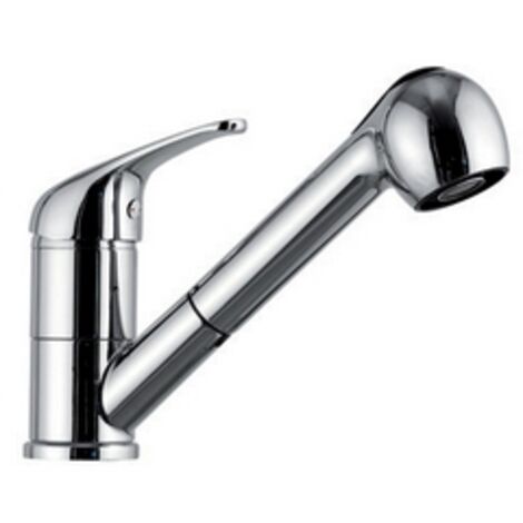 MISCELATORE MONOC. LAVELLO CON DOCCIA ESTRAIBILE 2 GETTI LINEA EPIC- Cromo- MARIA- pezzi 1