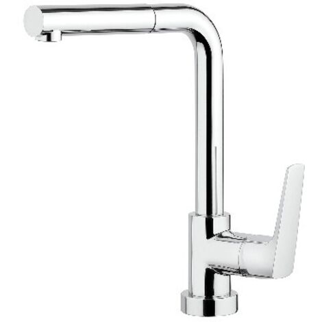 MISCELATORE MONOC. LAVELLO CON DOCCIA ESTRAIBILE SPARTACO Cromo MAMOL
