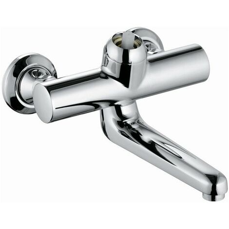 Miscelatore monocomando a parete PROVITA DN 15 sporgenza 255 mm, attacchi a S lucchettabili cromo KLUDI
