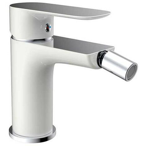 Miscelatore monocomando bidet CASSIO Bianco/Cromo - GME