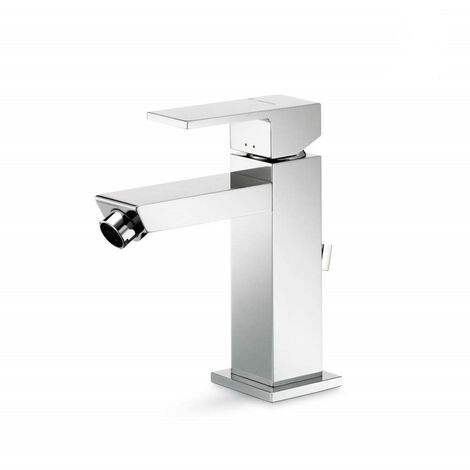 NEWFORM RUBINETTERIE Miscelatore monocomando bidet con piletta di scarico 1"1/4 Newform Ergo-Q 66425 Cromo - Piletta con salterello 1"1/4