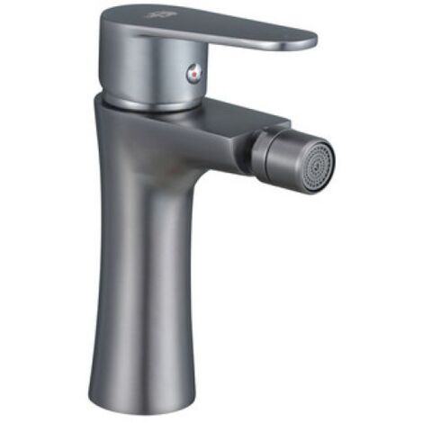 MISCELATORE MONOCOMANDO BIDET SERIE LIZZY Nero opaco