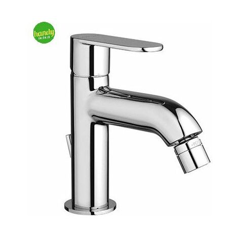 Miscelatore monocomando domus Paini per bidet cromo bocca orientabile e piletta clic-clac mONOFORO