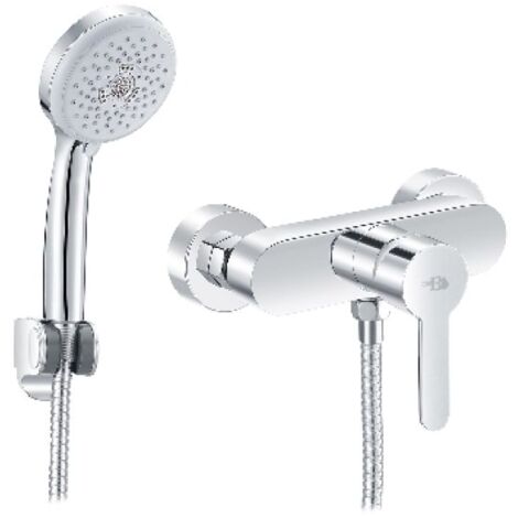 MISCELATORE MONOCOMANDO ESTERNO DOCCIA SERIE IOLE Cromo