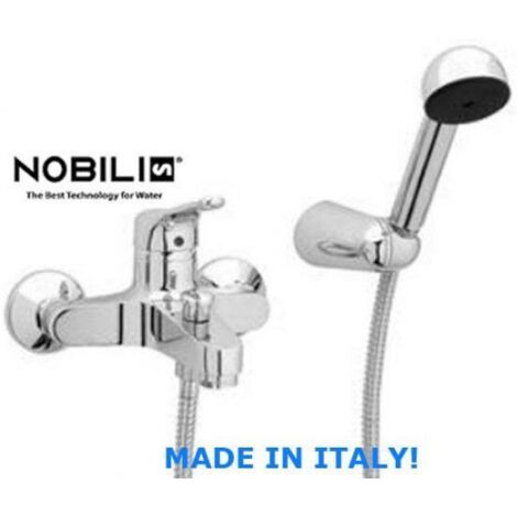 MISCELATORE MONOCOMANDO ESTERNO PER VASCA CON DEVIATORE AUTOMATICO CROMO NOBILI 11110SF