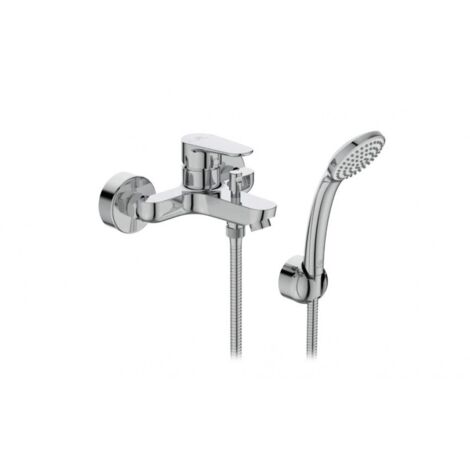 Miscelatore monocomando esterno per vasca/doccia in ottone cromato - Ideal Standard Cerafine