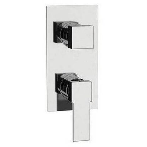 MISCELATORE MONOCOMANDO INCASSO DOCCIA C/DEVIATORE 3 VIE LINEA POLAR Cromo