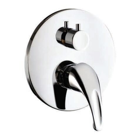 Miscelatore Monocomando Incasso Doccia con Deviatore Ceramico Roma Serie Star Finitura Cromata