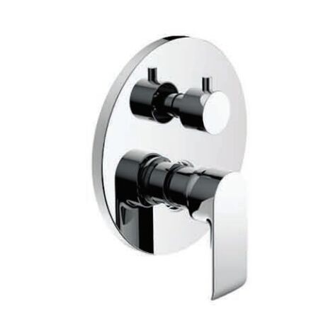 Miscelatore Monocomando Incasso Doccia Con Deviatore Ceramico Serie Prestige Finitura Cromata