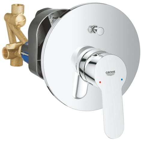Miscelatore Monocomando Incasso Vasca Doccia Bauedge Cromo