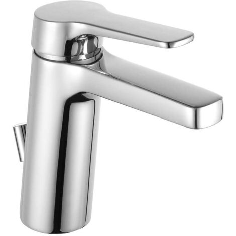 Miscelatore monocomando lavabo 120 MOLL con piletta da 1 1/4 pollici cromo KEUCO