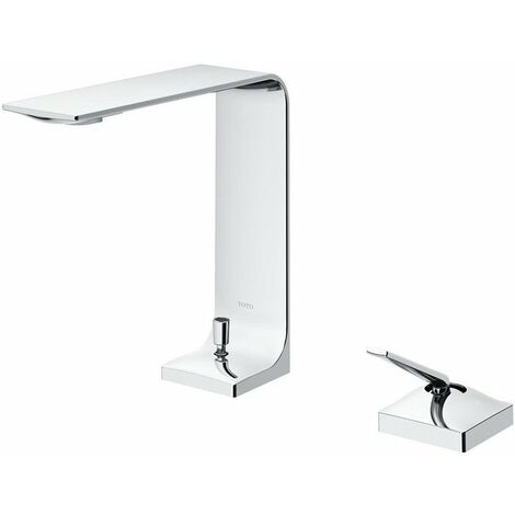 Miscelatore monocomando lavabo 2 fori ZL sporgenza 144 mm, altezza 174 mm cromo TOTO