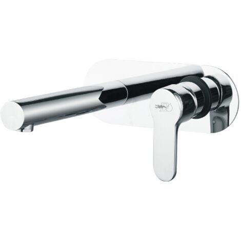MISCELATORE MONOCOMANDO LAVABO A MURO SERIE PACO Cromo DH