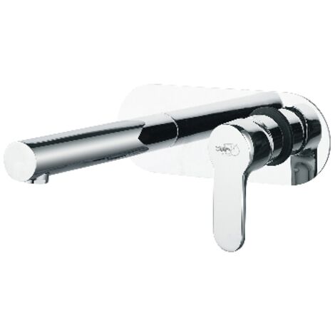 MISCELATORE MONOCOMANDO LAVABO A MURO SERIE PACO- Cromo- DH- pezzi 1