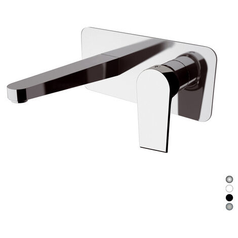 Miscelatore monocomando lavabo ad incasso artic nero opaco