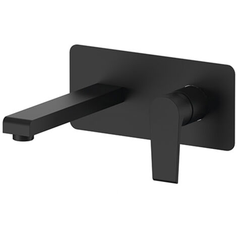 MISCELATORE MONOCOMANDO LAVABO AD INCASSO ARTIC Nero Opaco