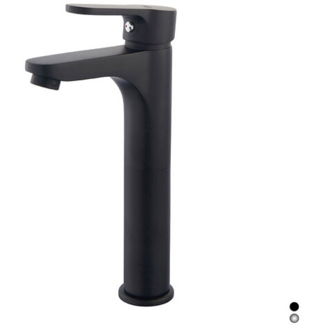 MISCELATORE MONOCOMANDO LAVABO ALTO CM 23,5 SERIE PACO- Cromo- DH- pezzi 1