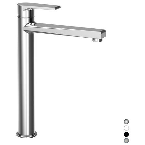 Miscelatore monocomando lavabo alto linea artic nero opaco
