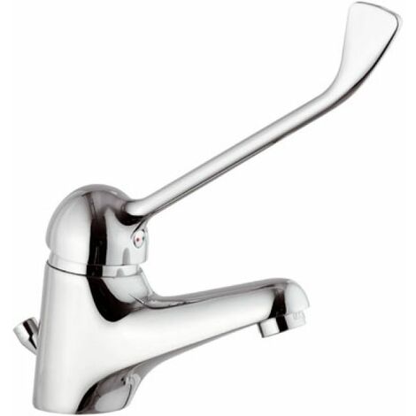 MISCELATORE MONOCOMANDO LAVABO CON LEVA CLINICA EPIC Cromo