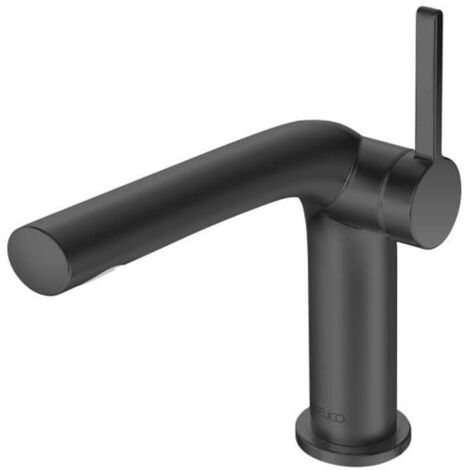 Miscelatore monocomando lavabo EDITION 400 120 senza salterello cromo nero spazzolato KEUCO