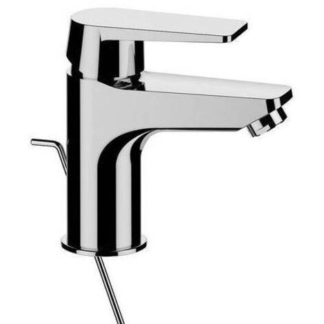 Miscelatore monocomando lavabo linea Vega con scarico, attacco piletta G 1 1/4. Cartuccia diam. 35 mm(DianFlex) Misura: Cromo