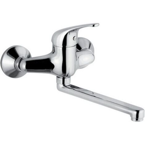 MISCELATORE MONOCOMANDO LAVELLO A MURO ASTRO 2 Cromo MARIANI