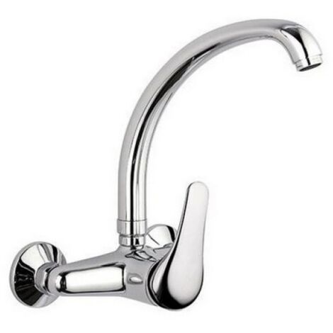 MISCELATORE MONOCOMANDO LAVELLO A MURO BOCCA ALTA EPIC Cromo