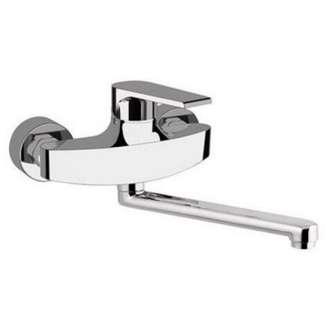 MISCELATORE MONOCOMANDO LAVELLO A MURO LINEA ARTIC Cromo