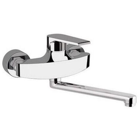 MISCELATORE MONOCOMANDO LAVELLO A MURO LINEA ARTIC Cromo MARIA