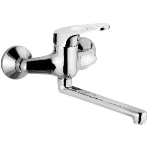 MISCELATORE MONOCOMANDO LAVELLO A MURO LINEA EPIC 3 Cromo
