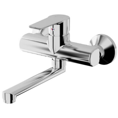 MISCELATORE MONOCOMANDO LAVELLO A MURO LINEA TEN Cromo