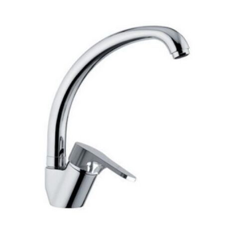 MISCELATORE MONOCOMANDO LAVELLO BOCCA ALTA LINEA SURF Cromo