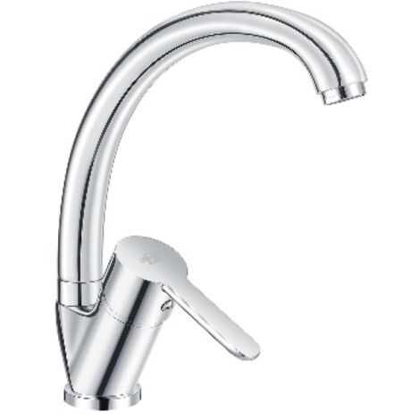 MISCELATORE MONOCOMANDO LAVELLO CANNA ALTA SERIE IOLE Cromo