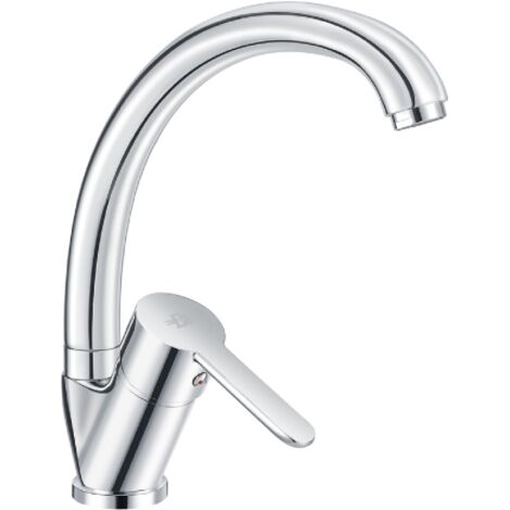 MISCELATORE MONOCOMANDO LAVELLO CANNA ALTA SERIE IOLE Cromo