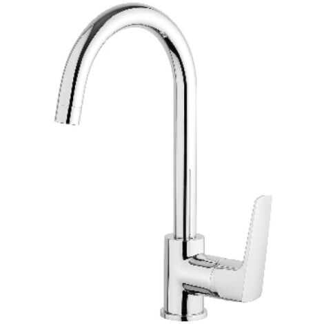MISCELATORE MONOCOMANDO LAVELLO CANNA ALTA SPARTACO Cromo