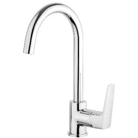 MISCELATORE MONOCOMANDO LAVELLO CANNA ALTA SPARTACO Cromo