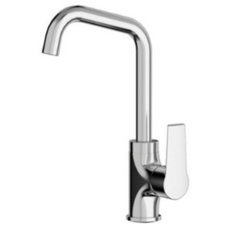 MISCELATORE MONOCOMANDO LAVELLO CANNA GIREVOLE LINEA TEN Cromo TIEMME