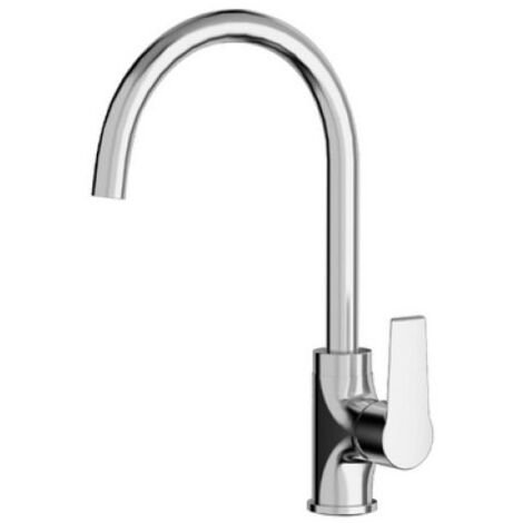 MISCELATORE MONOCOMANDO LAVELLO CON CANNA GIREVOLE LINEA TEN Cromo
