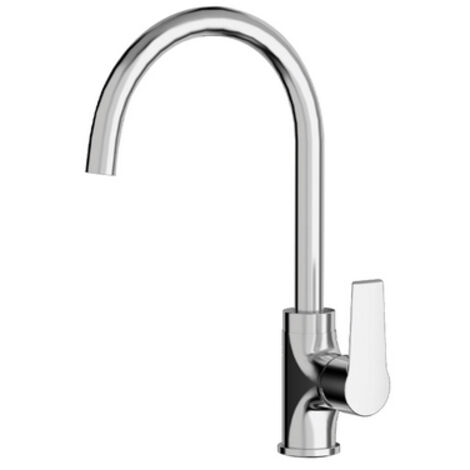 MISCELATORE MONOCOMANDO LAVELLO CON CANNA GIREVOLE LINEA TEN- Cromo- TIEMM- pezzi 1