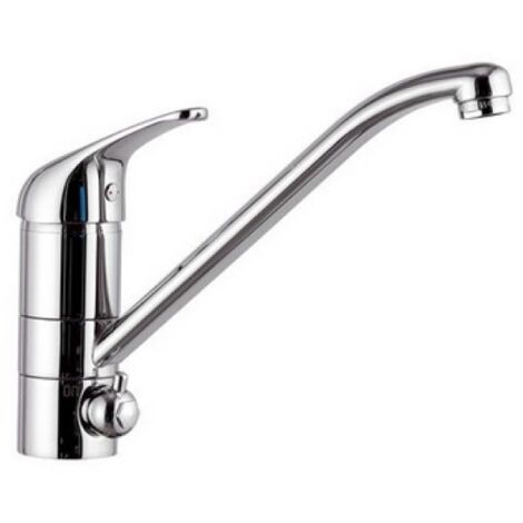 MISCELATORE MONOCOMANDO LAVELLO CON DEVIATORE LINEA EPIC Cromo