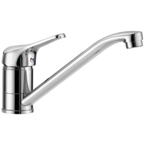MISCELATORE MONOCOMANDO LAVELLO CON LEVA FRONTALE LINEA TEN Cromo