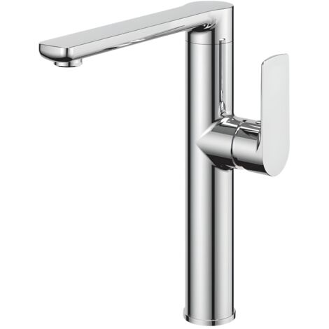 Miscelatore monocomando lavello cucina orientabile tunisi installazione rapida finitura- cromo lucido - confezione 1