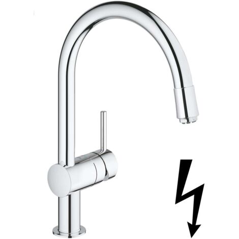 Miscelatore monocomando lavello MINTA DN 15, cromato bassa pressione GROHE