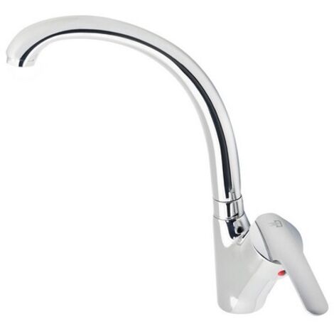 Miscelatore monocomando lavello monoforo canna alta cromato PALERMO