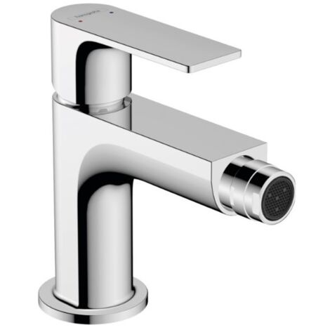 Miscelatore monocomando per bidet con saltarello in ottone cromato - Hansgrohe Rebris