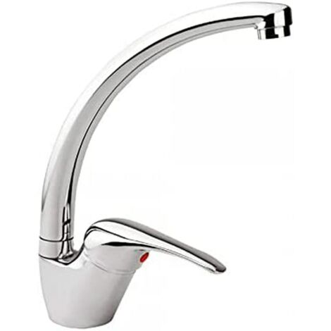 Miscelatore monocomando per lavello, bocca alta. edm