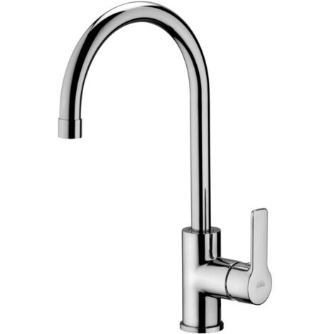 Miscelatore monocomando per lavello con canna alta Paffoni serie Red RED180CR  Cromato - Ottone