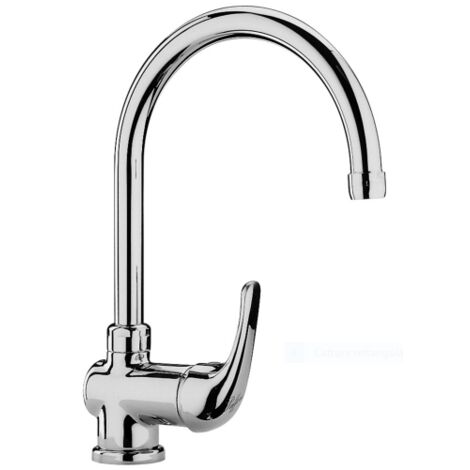 Miscelatore monocomando per lavello con canna orientabile Paffoni serie Apollo APM3180CR  Cromato - Ottone