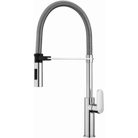 Miscelatore monocomando per lavello con canna orientabile Paffoni serie Candy CA179CR  Cromato - Ottone